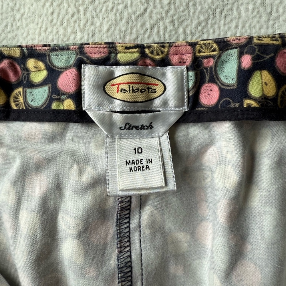 Talbots Multicolor Patterned Capris - Picture 4 of 5